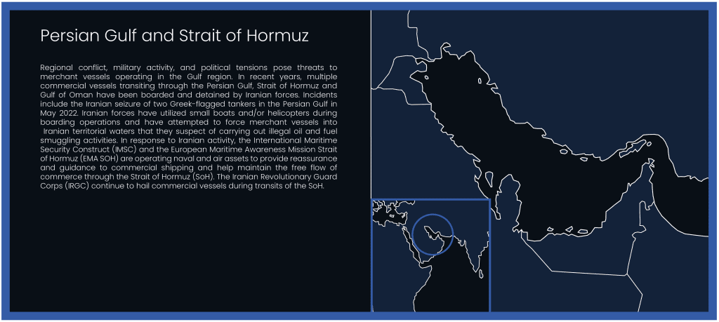 Persian Gulf and the Strait of Hormuz