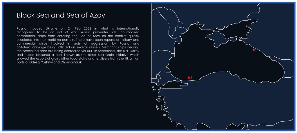 Black Sea nad Sea of Azov