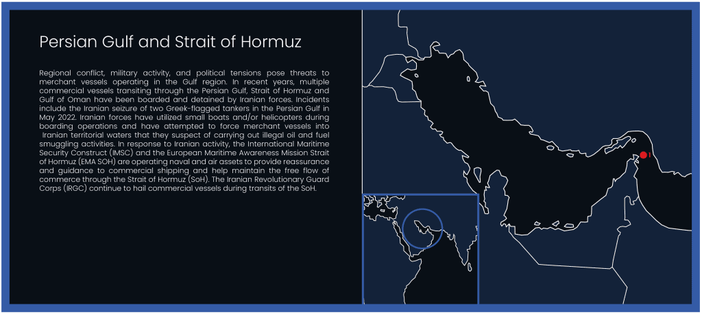Persian Gulf and the Strait of Hormuz
