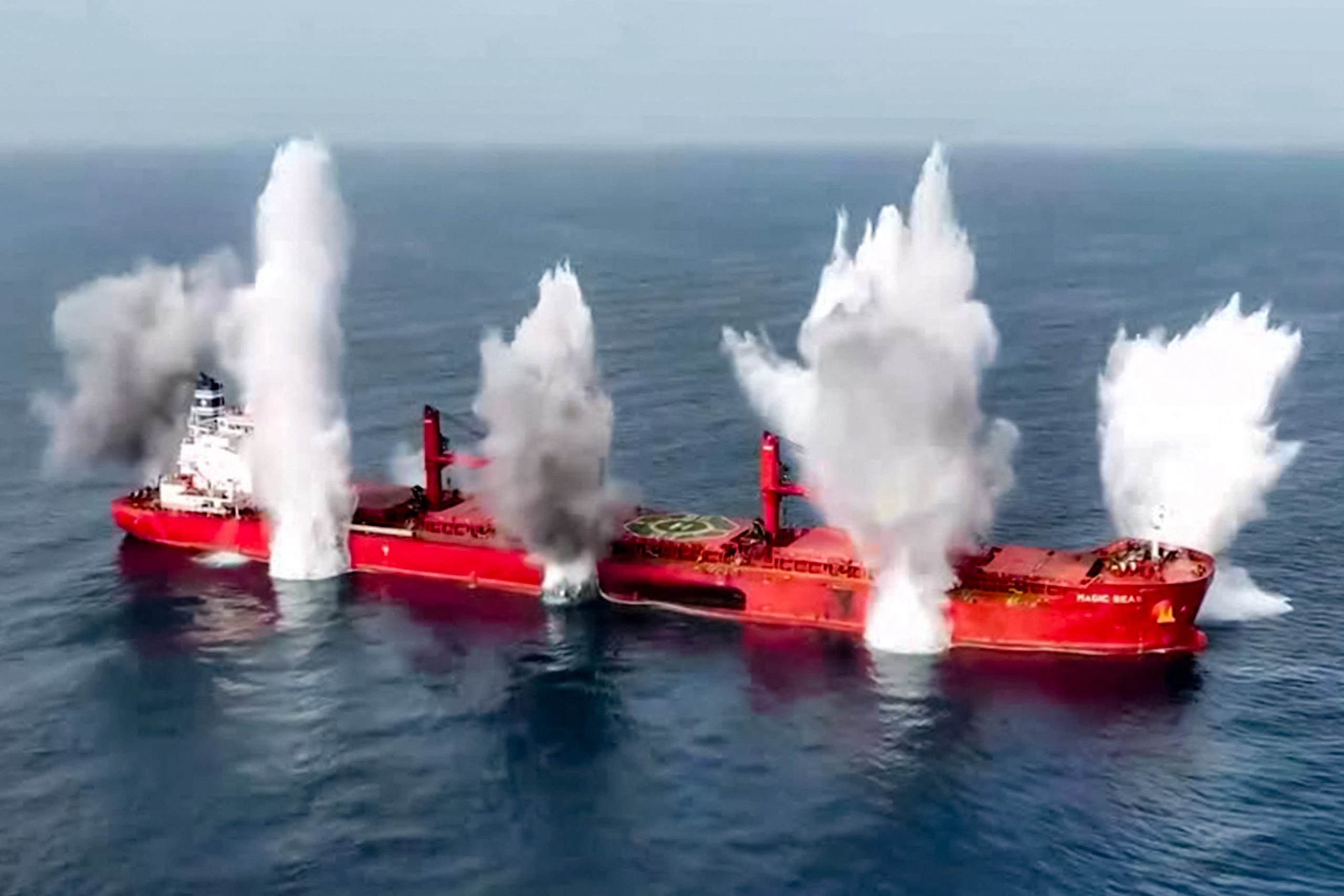 Red Sea Crisis Deepens: Houthis Sink Greek Cargo Ship, 15 Crew Missing