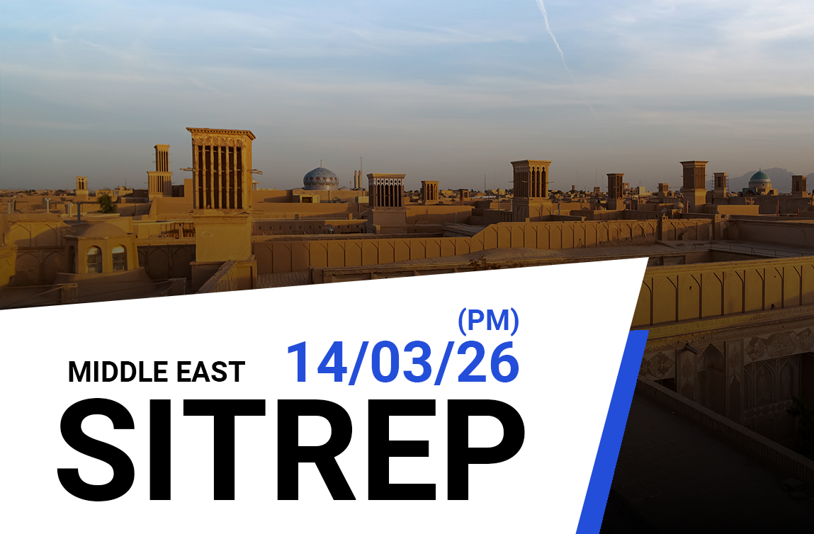 Cod Sit Rep Middle East SitRep: 14th March 2026 (PM) - Priavo Security